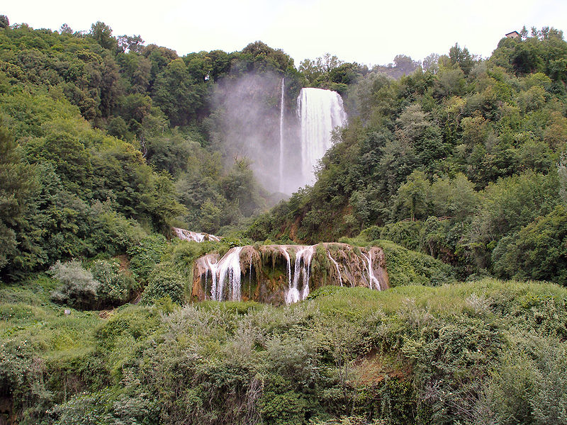 Cascata delle Marmore a Terni in Umbria - Italia